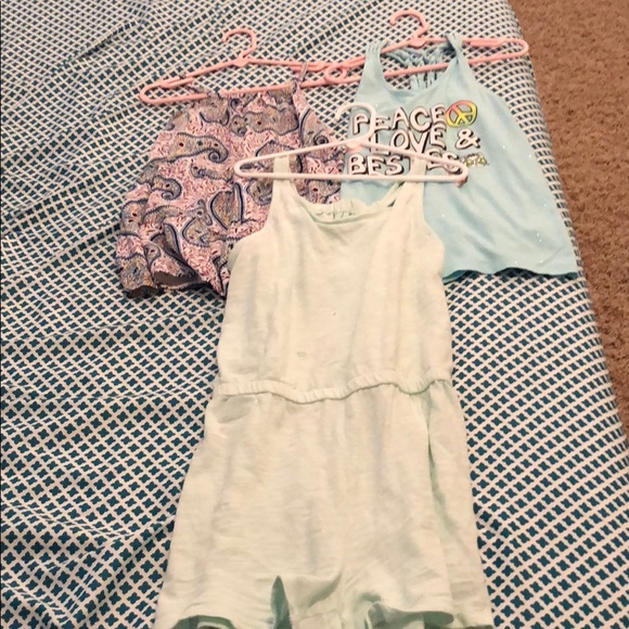 2 tank tops and a romper - Picture 1 of 4